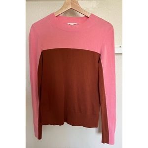 COS color block sweater size xs 100% cotton